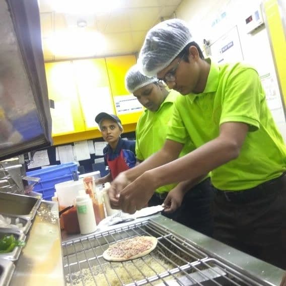 Zest College of Hotel Management Hyderabad Field Visit (Make My Pizza)  photo 2